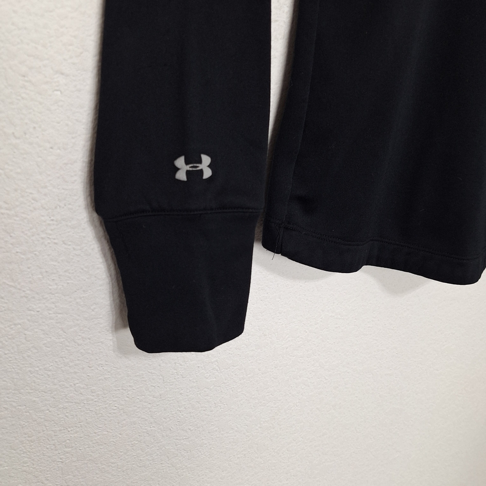 Under Armour Women’s ATM Black Gray Semi Fitted Half Zip Outdoor Jacket Size S - Picture 8 of 11